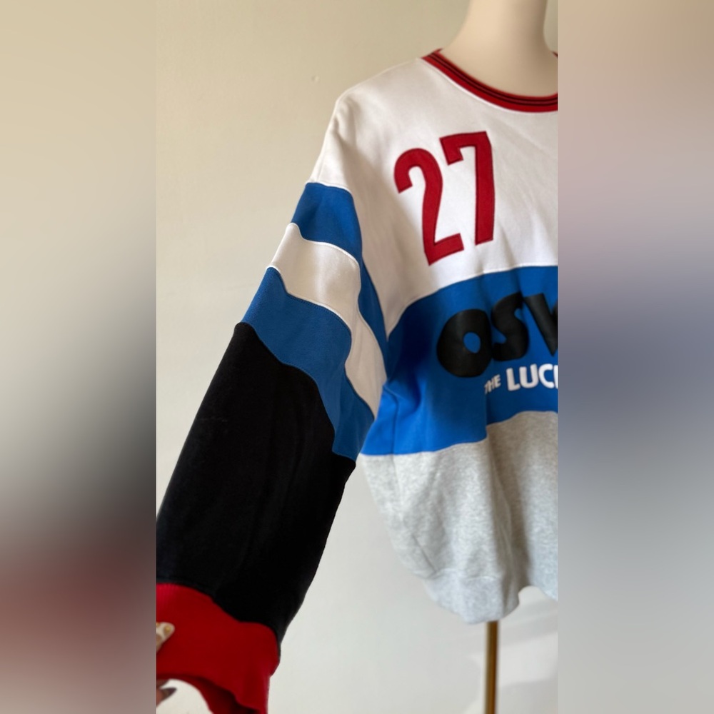 Men's Colorblock Oswald Disney Sweatshirt Size XL Men - Picture 5 of 10